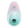 SATISFYER Pixie Dust Clitoral Double Air Pulse Vibrador Menta y Rosa