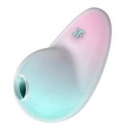 Satisfyer Vibrador Clitoral Double Air Pulse Menta y Rosa