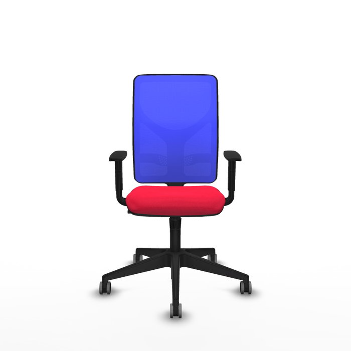 PIQUERAS Y CRESPO Silla de oficina Motilla con mecanismo Sincro, Rojo y Azul PIQUERAS Y CRESPO Silla de oficina Motilla con mecanismo Sincro, Rojo y Azul