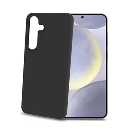 Celly Funda Cromo para Galaxy S25+ Negro