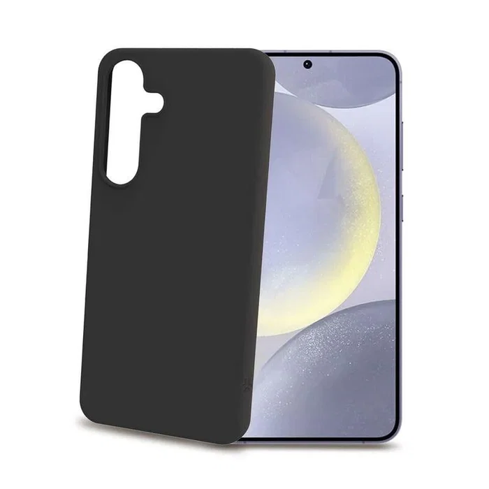 Celly Funda cromo para Samsung Galaxy S25+ Negro Celly Funda cromo para Samsung Galaxy S25+ Negro