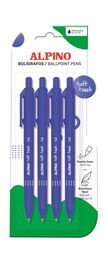 Boligrafo Alpino Soft Touch 1Mm Blister De 4 (Set de 12)