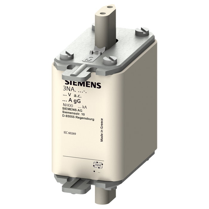 Siemens 3NA3832 NH00 125A 500VAC/250DC gL/gG Fusible de seguridad Siemens 3NA3832 NH00 125A 500VAC/250DC gL/gG Fusible de seguridad