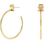Tommy Hilfiger Pendientes Dorados de Acero Inoxidable