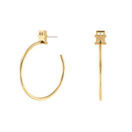 Tommy Hilfiger Pendientes Dorados de Acero Inoxidable