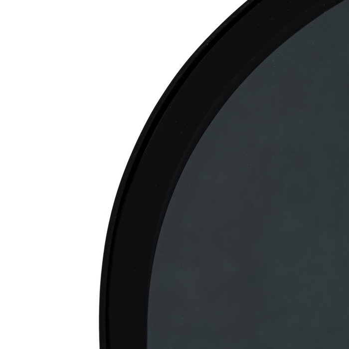 S/2 Mesitas Negro Metal-Cristal 46 X 46 X 60 cm