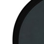 Ixia Juego de 2 Mesitas Negro Metal-Cristal