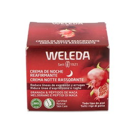 WELEDA Crema de Noche Reafirmante Granada y Péptidos Maca