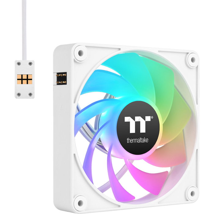 Thermaltake CT120 EX Reverse ARGB Sync Blanco Pack de 3