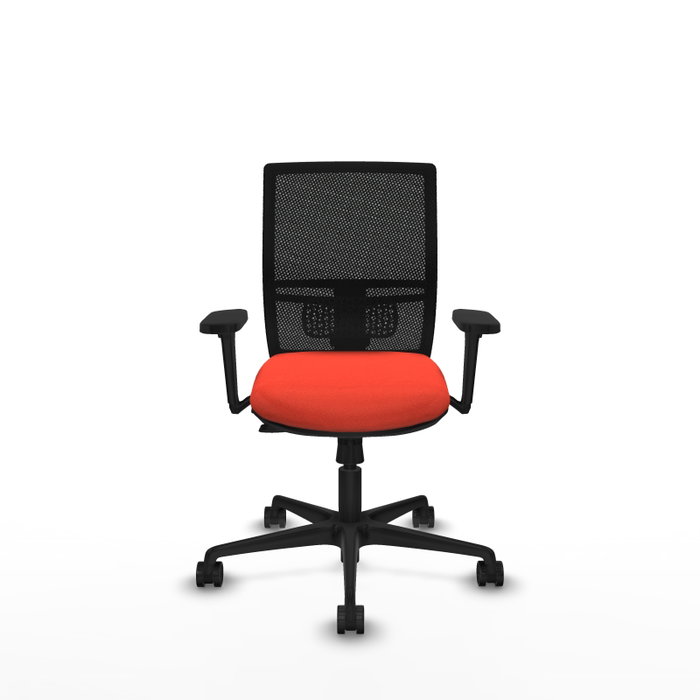 PIQUERAS Y CRESPO Silla de oficina Yunquera Naranja oscuro y Negro