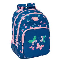 Mochila Escolar BlackFit8 Mariposas Multicolor 32 x 42 x 15 cm