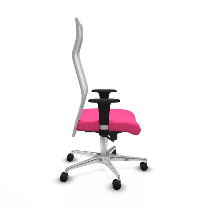 PIQUERAS Y CRESPO Sillón Albacete Rosa y Blanco con Mecanismo Sincro PIQUERAS Y CRESPO Sillón Albacete Rosa y Blanco con Mecanismo Sincro