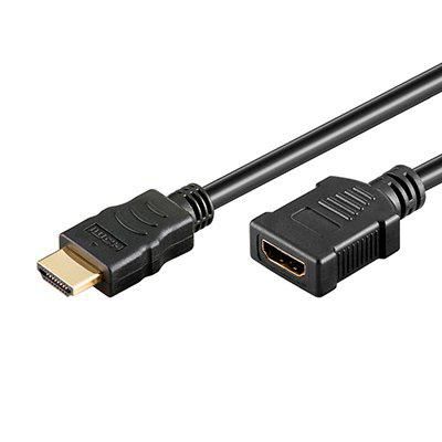 Digitus Cable de extensión HDMI con Ethernet 4K 3m Negro