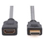 Digitus DA-70157 Cable de Extensión HDMI con Ethernet 4K/3D 3m Negro, 3840 x 2160 Pixeles, Contactos en Oro