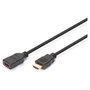 Digitus DA-70157 Cable de Extensión HDMI con Ethernet 4K/3D 3m Negro, 3840 x 2160 Pixeles, Contactos en Oro