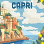 Ravensburger Lienzo para Pintar por Números - Serie Trend C 'Capri' 25893 - +12 Años, Arte Creativo