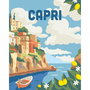 Ravensburger Lienzo para Pintar por Números - Serie Trend C 'Capri' 25893 - +12 Años, Arte Creativo