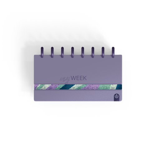 Carchivo Ingeniox My Week Planificador Semanal Malva 105x210 mm