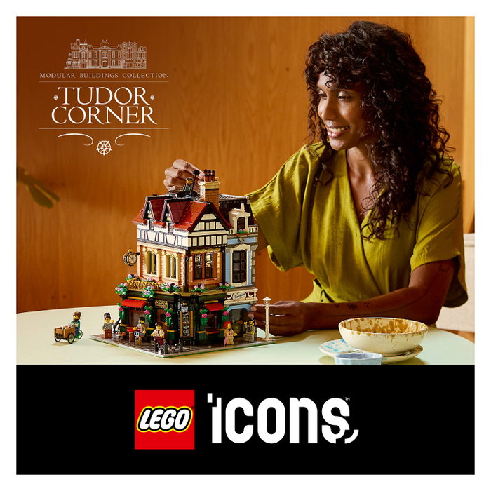 LEGO Icons 10350 Esquina Tudor Juego de Construcción 3266 Piezas para Mayores de 18 Años LEGO Icons 10350 Esquina Tudor Juego de Construcción 3266 Piezas para Mayores de 18 Años