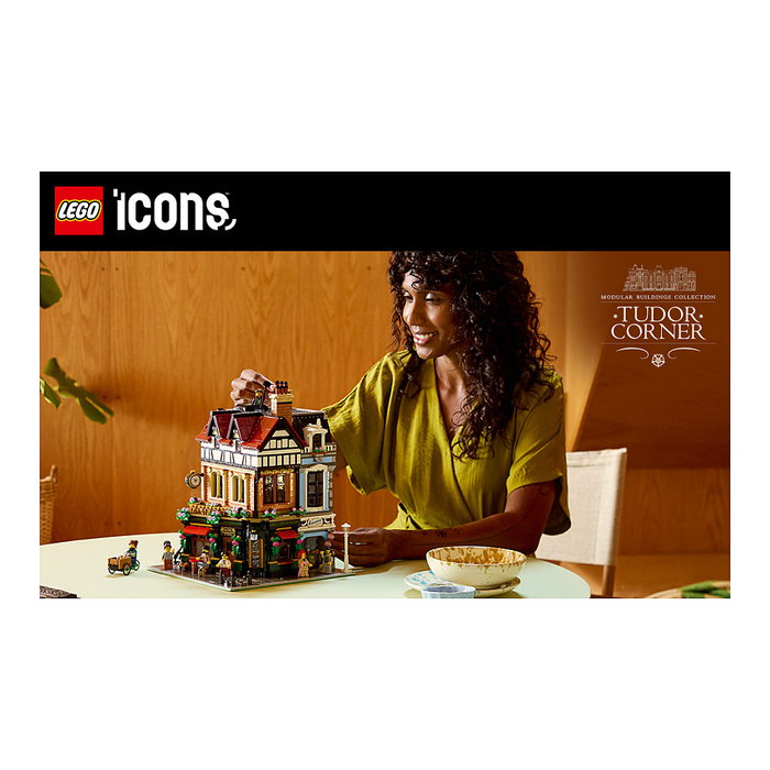 LEGO Icons 10350 Esquina Tudor Juego de Construcción 3266 Piezas para Mayores de 18 Años LEGO Icons 10350 Esquina Tudor Juego de Construcción 3266 Piezas para Mayores de 18 Años