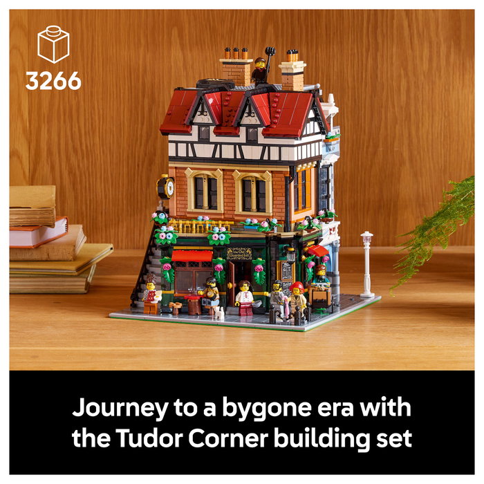 LEGO Icons 10350 Esquina Tudor Juego de Construcción 3266 Piezas para Mayores de 18 Años LEGO Icons 10350 Esquina Tudor Juego de Construcción 3266 Piezas para Mayores de 18 Años