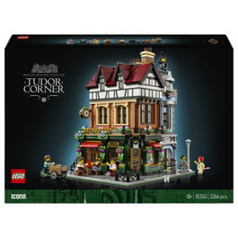 LEGO Icons 10350 Esquina Tudor Juego de Construcción 3266 Piezas para Mayores de 18 Años