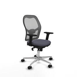 PIQUERAS Y CRESPO Silla de oficina Jorquera con mecanismo Sincro, Gris
