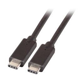 EFB Elektronik Cable USB 3.2 Gen 2x2 Superspeed+ USB-C a USB-C, 1 m, 20 Gbps, 5A