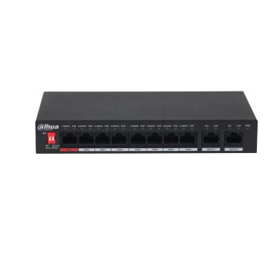 Dahua Technology Switch PoE 10 Puertos Gigabit Ethernet No Administrado Negro Dahua Technology Switch PoE 10 Puertos Gigabit Ethernet No Administrado Negro