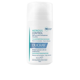 Ducray Hidrosis Control Antitranspirante Roll-on para Axilas, Control Hiperhidrosis, 68% Ingredientes Naturales, Sin Alcohol, Sin Fragancia, 40 ml