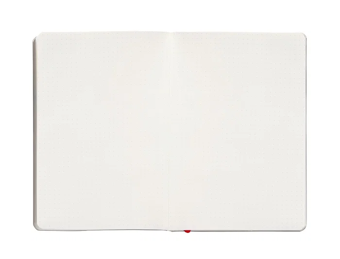 Antartik Cuaderno A5 Tapa Blanda Hojas Puntos Negro y Rojo 80 Hojas 80gr FSC