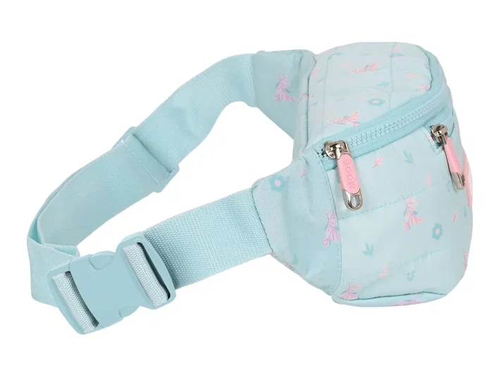 Safta Riñonera Moos Garden Azul Turquesa