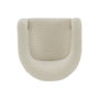 DKD Home Decor 2c24 Sillón Crudo Poliester Boucle 65 x 82 x 66 cm