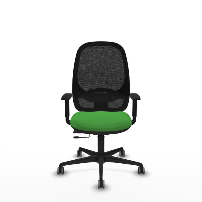 PIQUERAS Y CRESPO Silla de oficina Cilanco Verde con mecanismo Sincro/Traslack