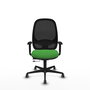PIQUERAS Y CRESPO Silla de oficina Cilanco Verde con mecanismo Sincro/Traslack