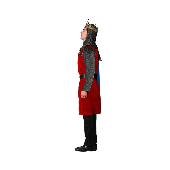 Atosa Disfraz Rey Medieval Capa Azul Hombre Adulto