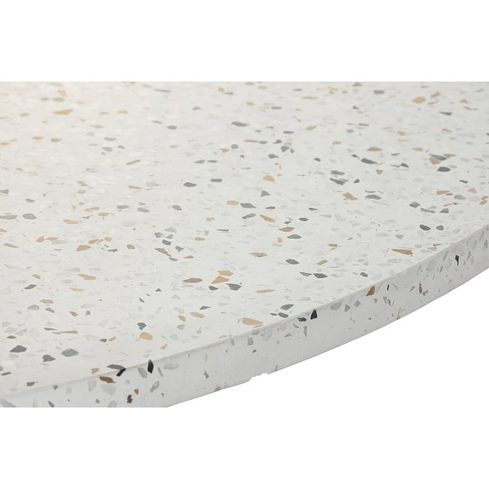 DKD Home Decor Mesa de Comedor de Acacia y Terrazo 130x130x76 cm DKD Home Decor Mesa de Comedor de Acacia y Terrazo 130x130x76 cm