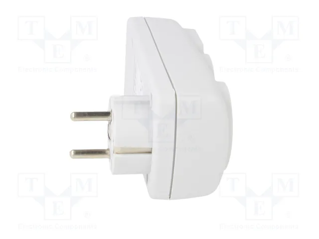 HSK DATA Regleta de alimentación ACAR MINI AGD, 2 tomas, blanco