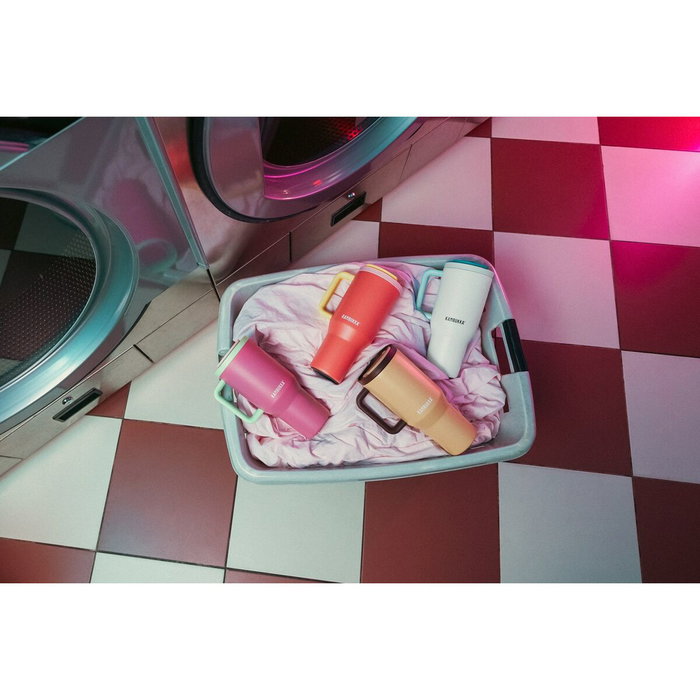 Taza Termo con Tapa Kambukka 11-08001 Naranja Bronce Acero Inoxidable 950 ml