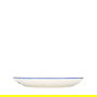 SUMMA Alacena Azul Plato Llano de Porcelana 26 cm, Colección Decorada, Vajilla, Blanco Marfil con Detalles Azul (Set de 4)