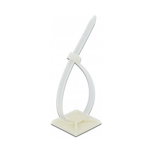 DeLOCK 18679 Soporte de fijación 40 x 40 mm con bridas 250 x 7,2 mm Blanco DeLOCK 18679 Soporte de fijación 40 x 40 mm con bridas 250 x 7,2 mm Blanco