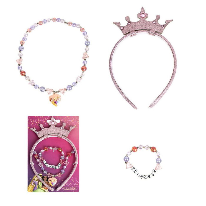 Cerdá Bisutería Pack 3 Piezas Princess Rosa
