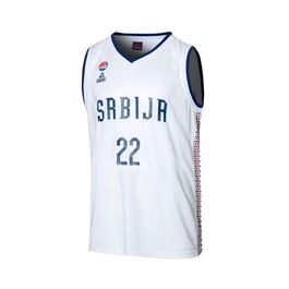 Camiseta de baloncesto Peak Srbija 22 Blanco 9-10 Años
