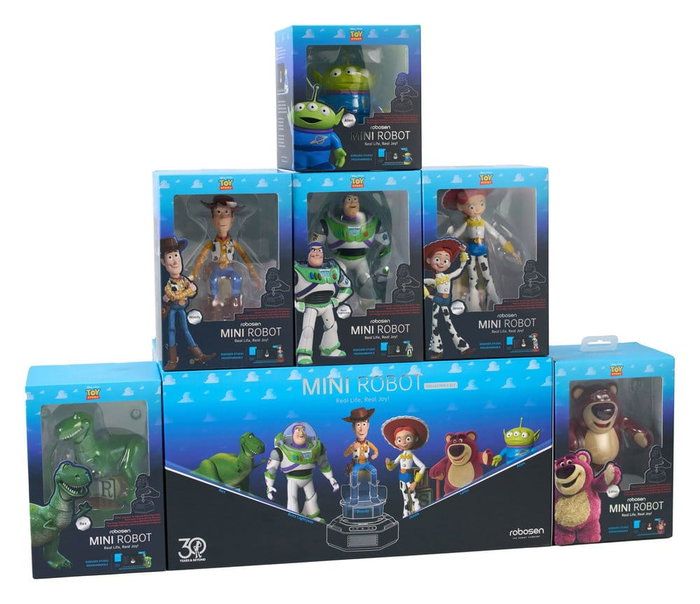 Robosen Disney Pixar Toy Story Robot Interactivo 30th Anniversary Collector's Set Edición Francesa