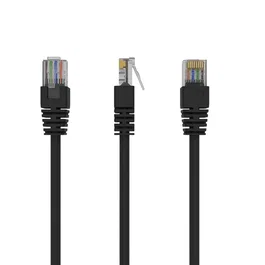 Gembird Cable de red UTP Cat5e 0,5 m Negro PP12-0.5M/BK