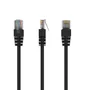 Gembird Cable de red UTP Cat5e 0,5 m Negro PP12-0.5M/BK