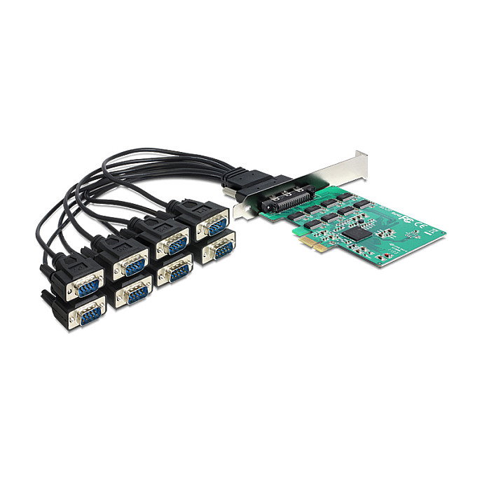 DeLOCK 89336 Tarjeta PCIe a 8 Puertos Serie RS-232 High Speed DeLOCK 89336 Tarjeta PCIe a 8 Puertos Serie RS-232 High Speed