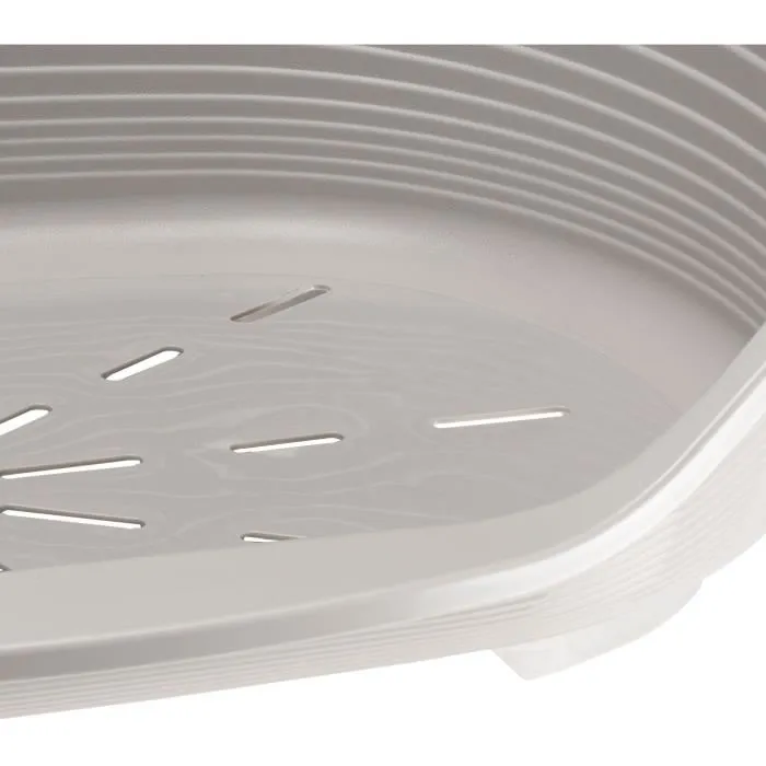 Ferplast Cesta Siesta Deluxe Tamaño 4 - 61,5*45*21,5 cm - Gris Claro - FER8010690216096