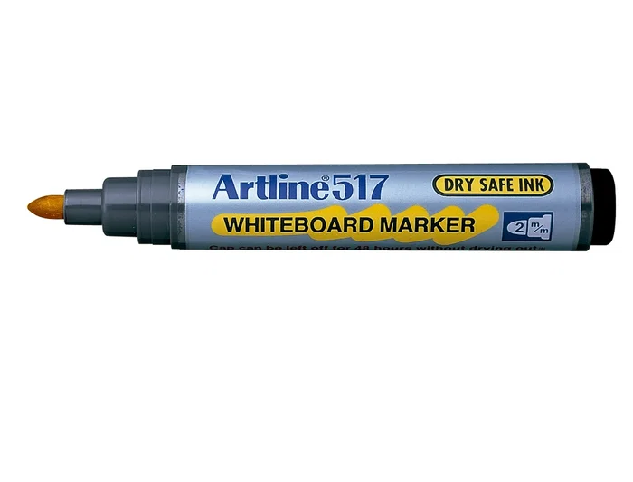 Artline Rotulador Pizarra EK-517 Naranja Punta Redonda 2 mm Tinta Bajo Olor