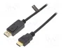 LOGILINK Cable DisplayPort 1.2 a HDMI 1.4 de 3m